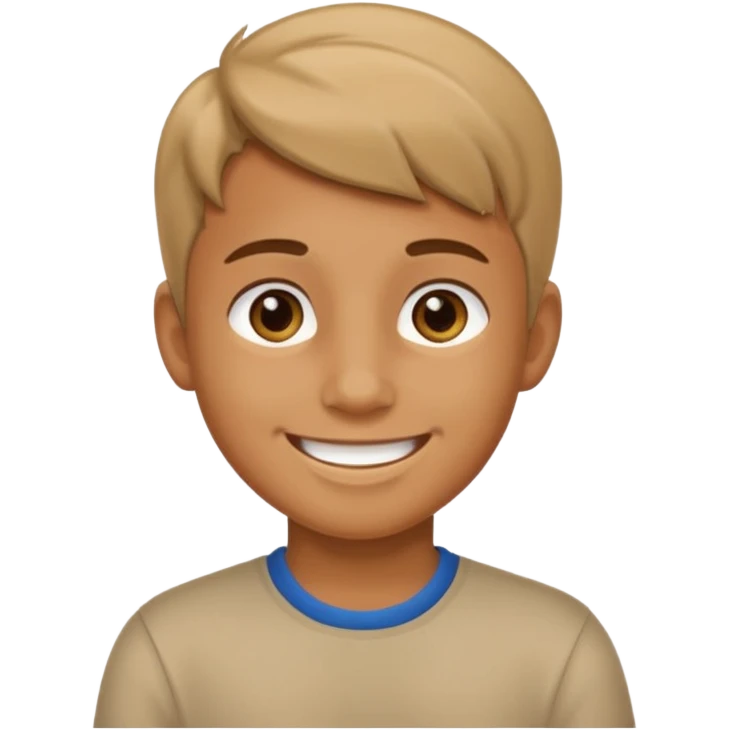 Boy saying 67 emoji