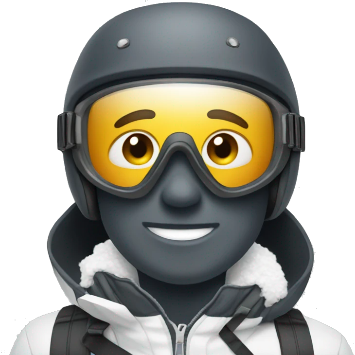 snowboard winter vibe emoji