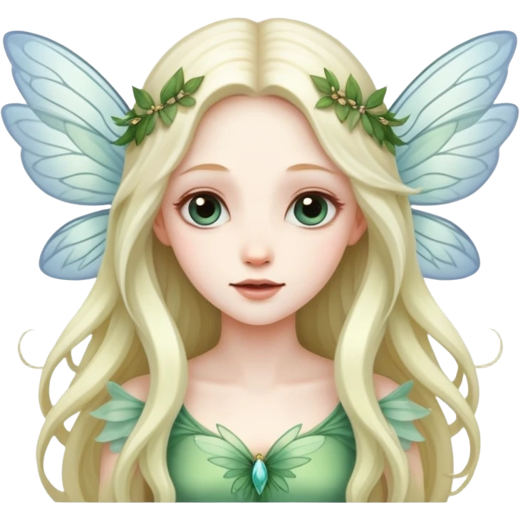 Female fairy emoji