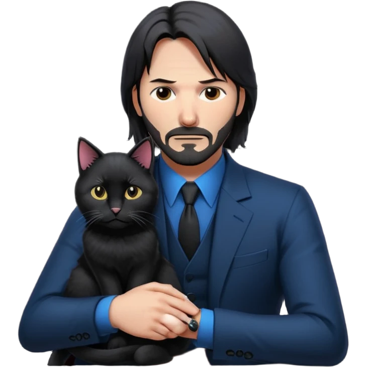 Jonh Wick kedi emoji