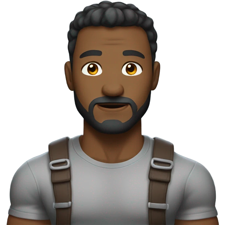 A manly man emoji