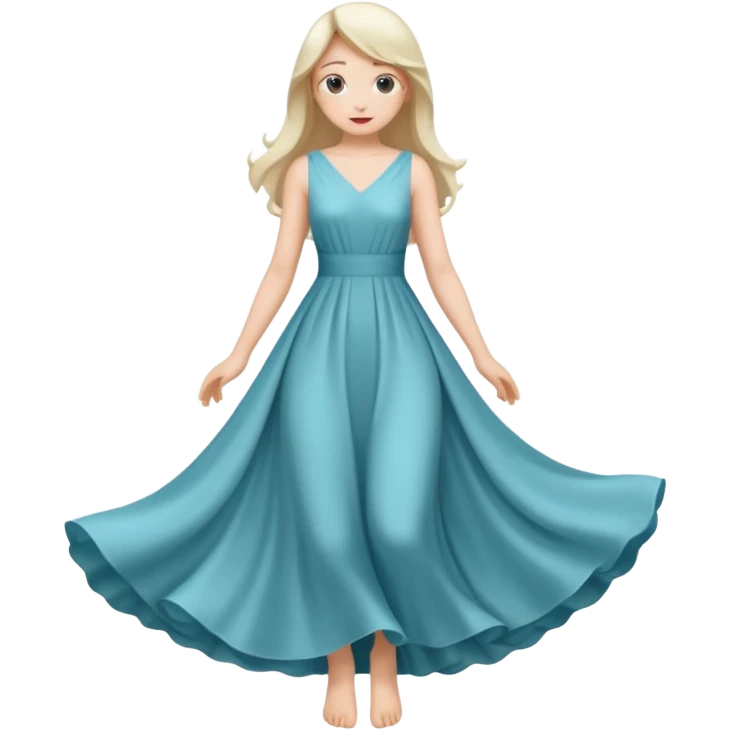 Real star with a full body 👗 emoji