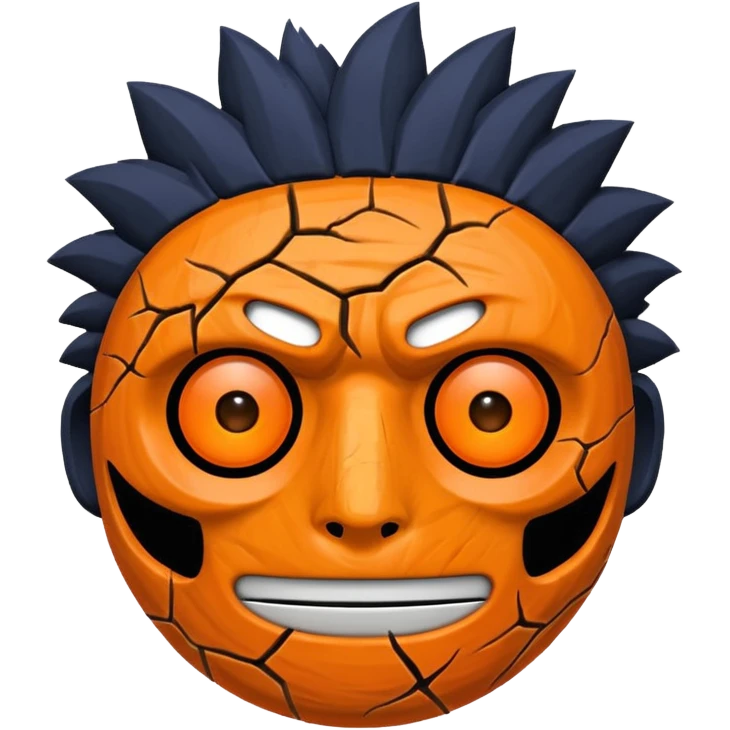 Anime emoji of Obito mask emoji