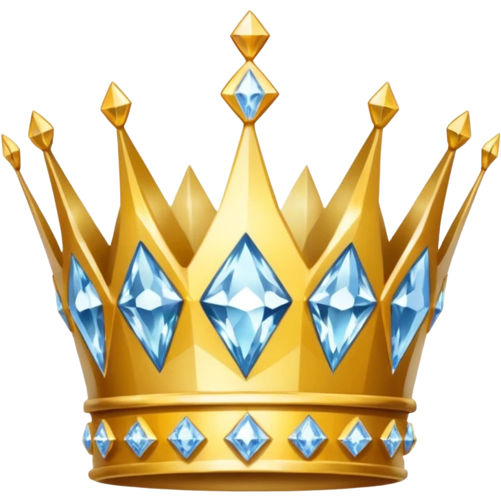 бриллиантовая корона эмоджи emoji