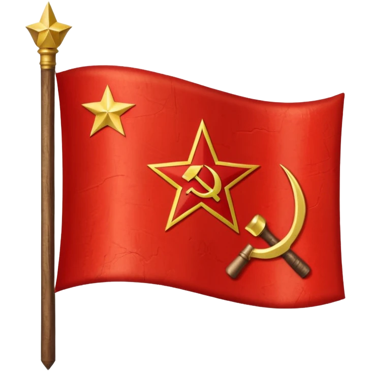 BANDERA DE LA UNIÓN SOVIÉTICA ☭ emoji