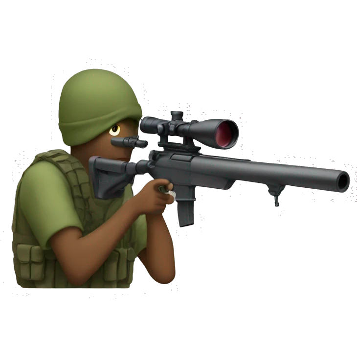 Sniper view  emoji