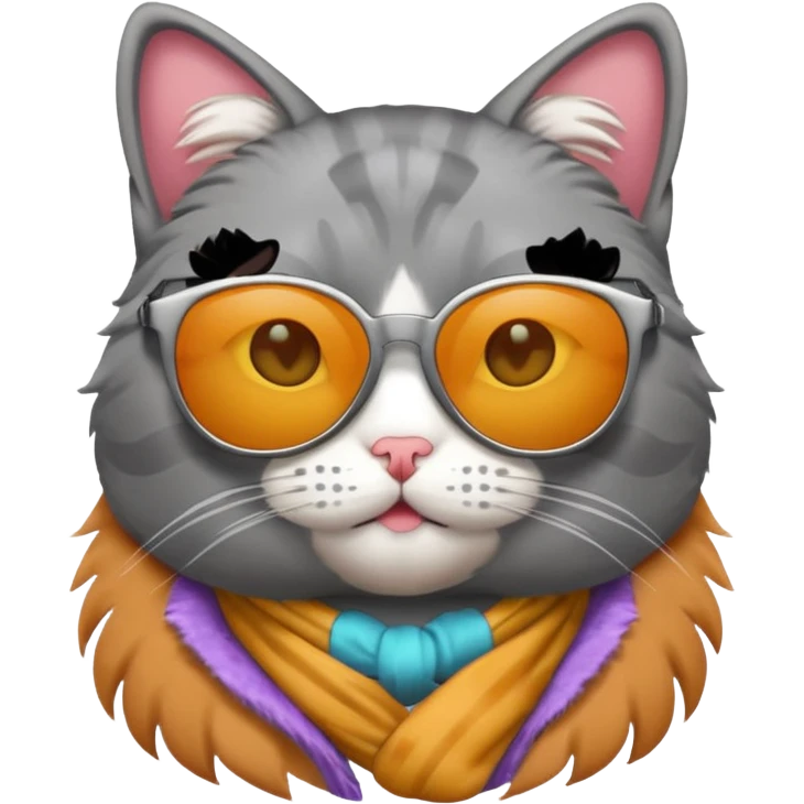 Cat wearing sunglasses emoji