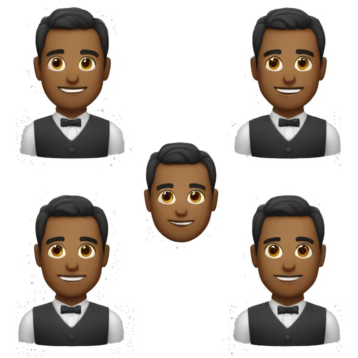 Barman hípster  emoji