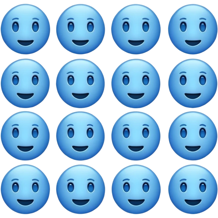 ✔️ crea este emoji pero en celezte emoji