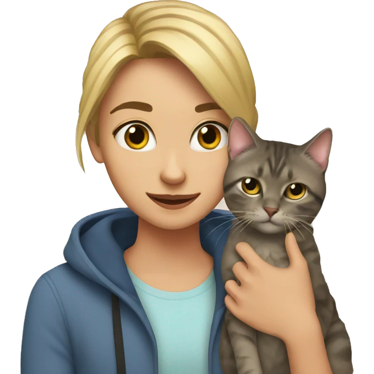 Me and my cat emoji