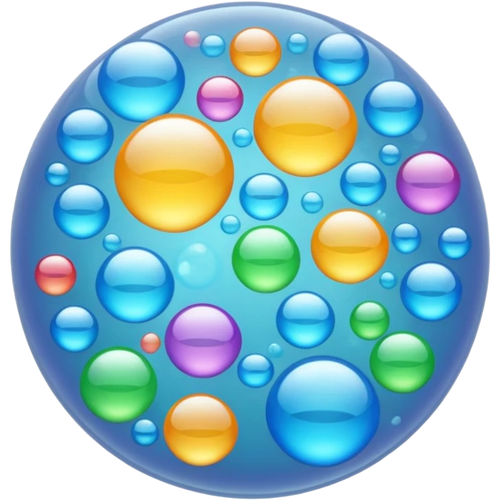 many bubbles emoji