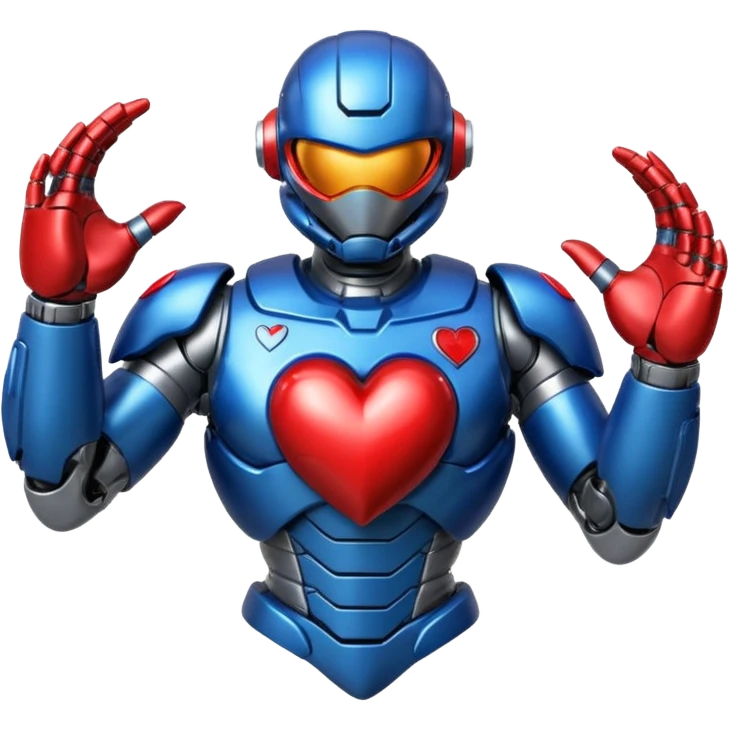 gipsy danger making a heart emoji