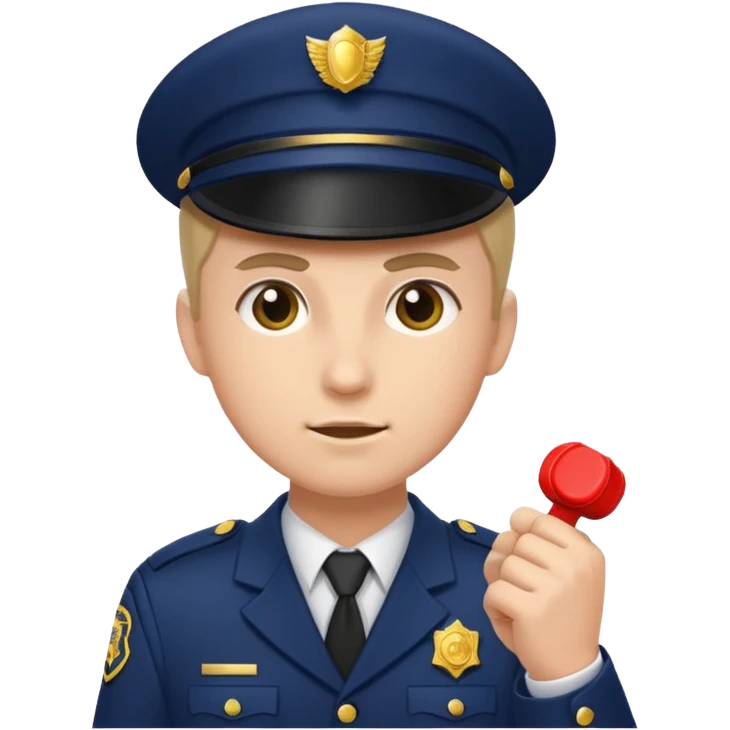 ticket inspector with punch emoji