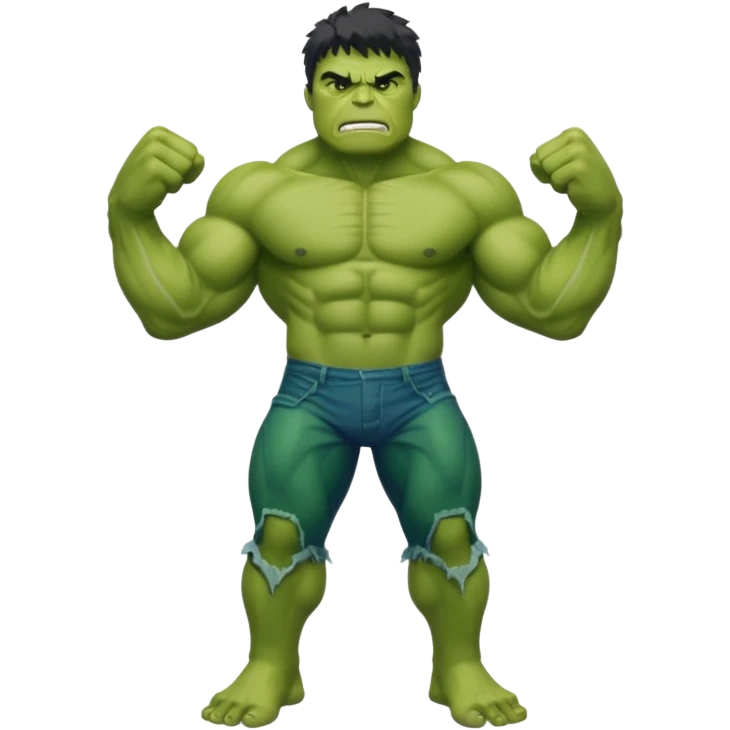 Hulk full body emoji