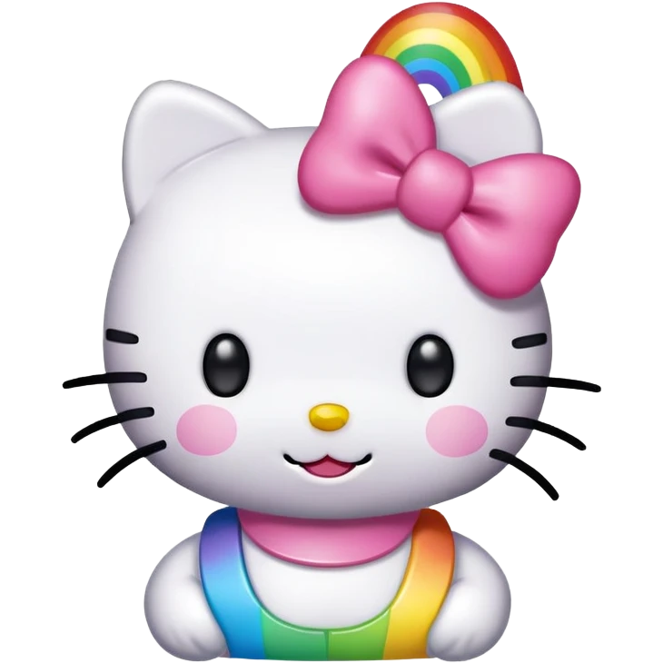 Gay hello kitty emoji