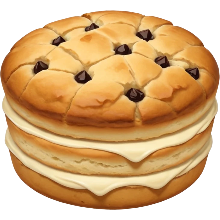 just one scone, with no layers or filling in the middle emoji