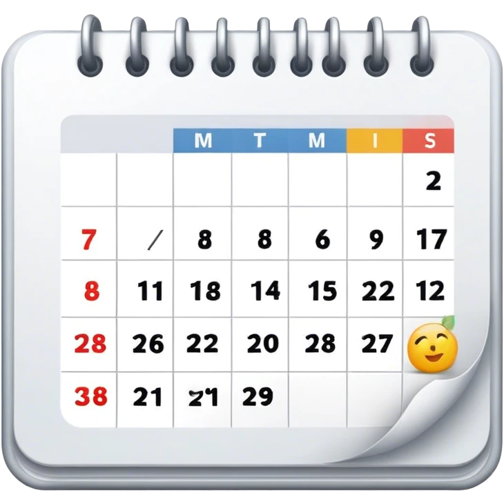 Calendar emoji