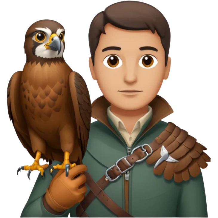 Falconer , different man emoji