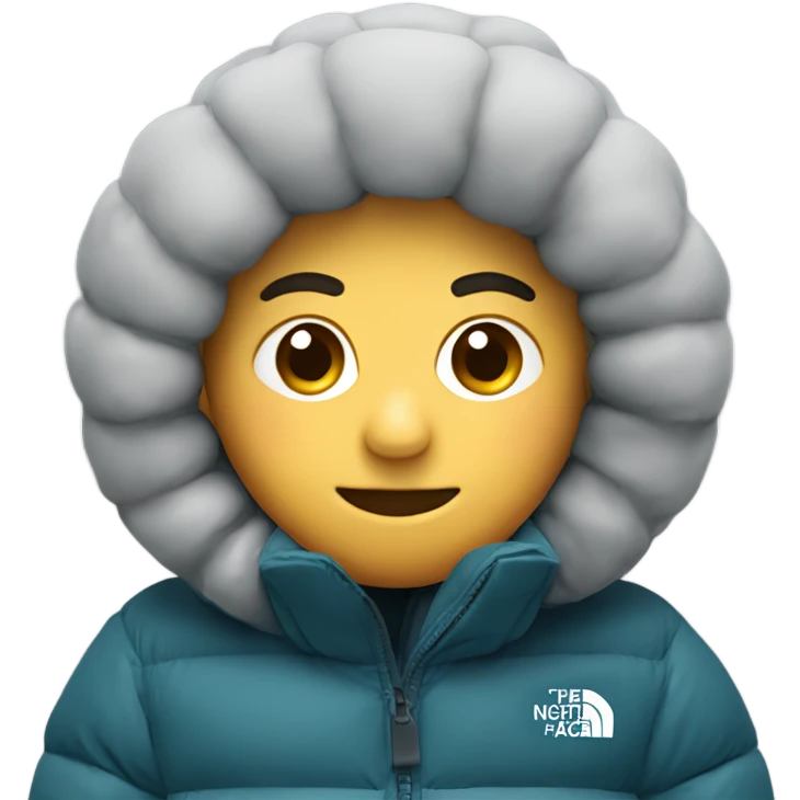 North face puffer emoji