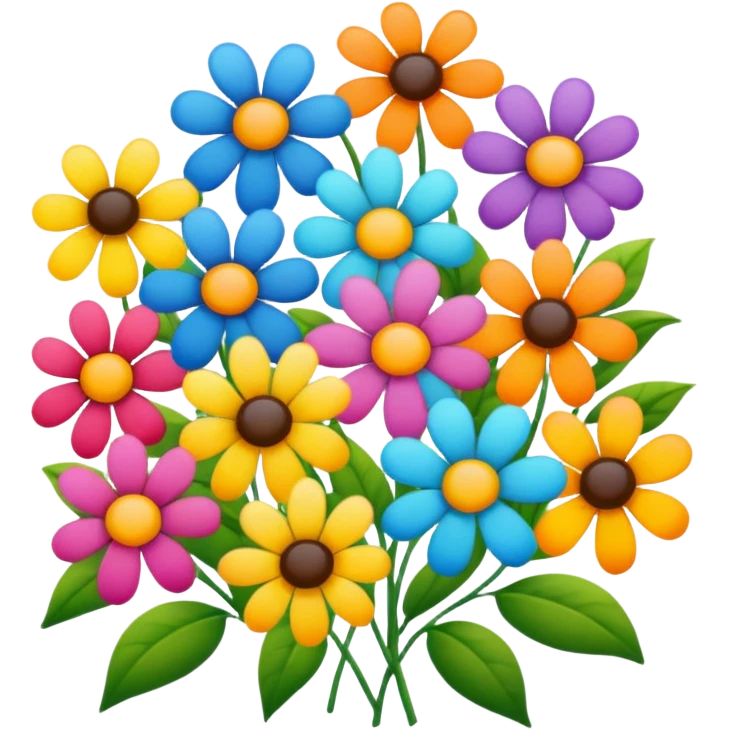 цветы emoji
