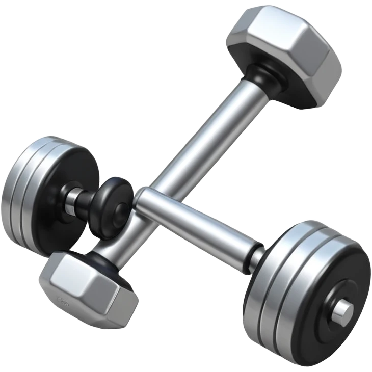 whistle next to a dumbbell emoji