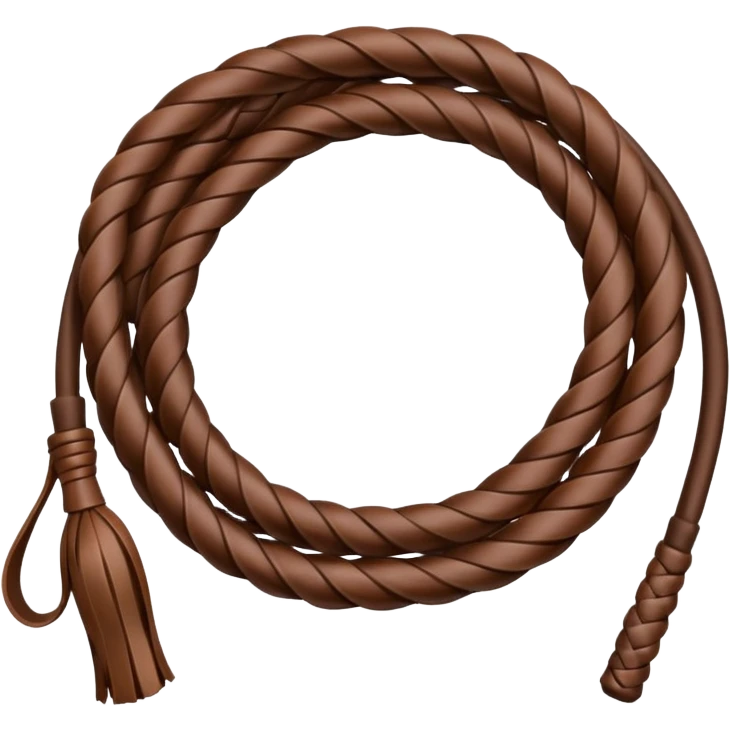 A whip emoji