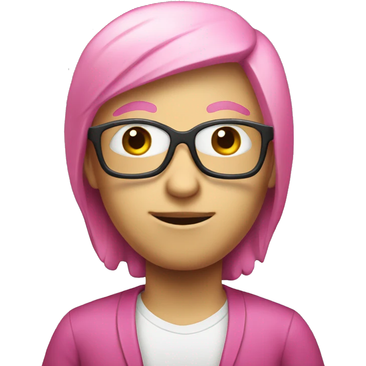 Mathematic pink emoji