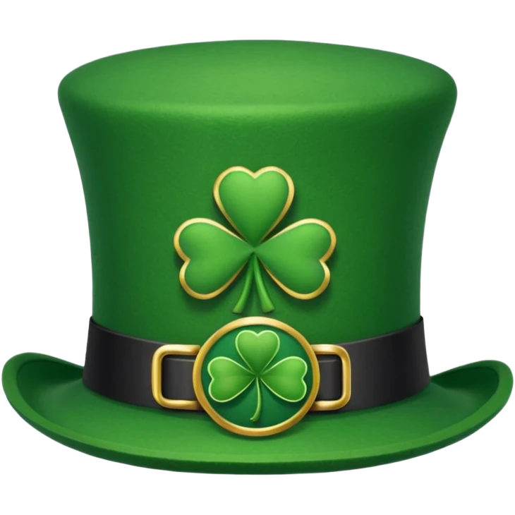 Saint Patrick's day hat emoji