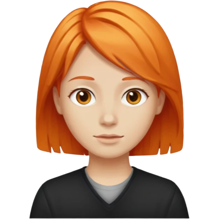 موهاشو نارنجی کن ت emoji