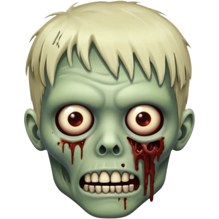 Zombi com franja emoji
