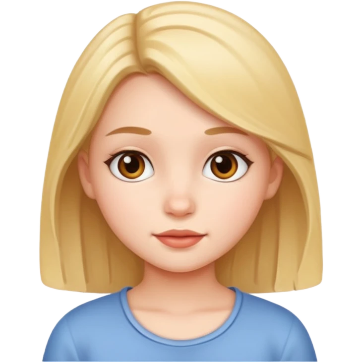 یه دختر ناز و ملوس emoji