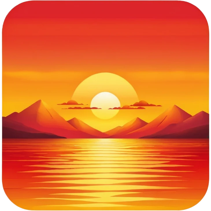 sunset emoji