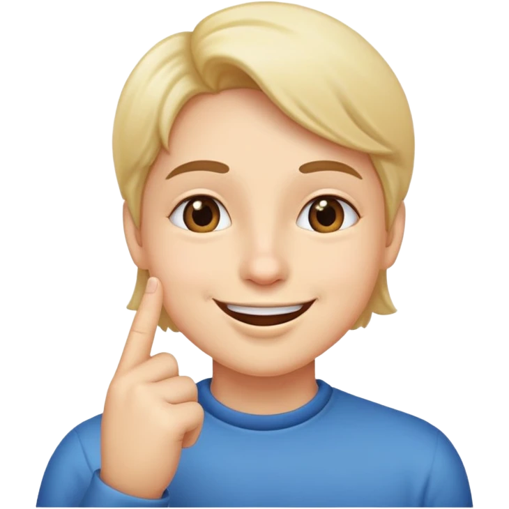 🤫+😁 emoji