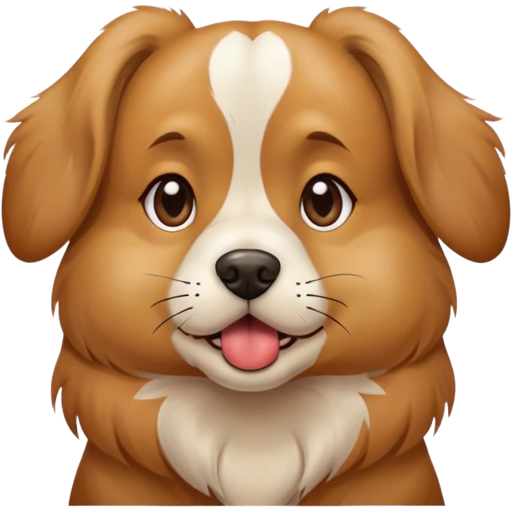 A dog blowing kisses  emoji