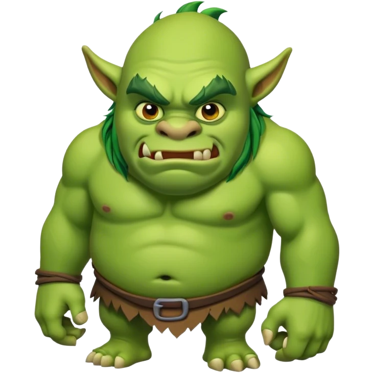 An ogre emoji