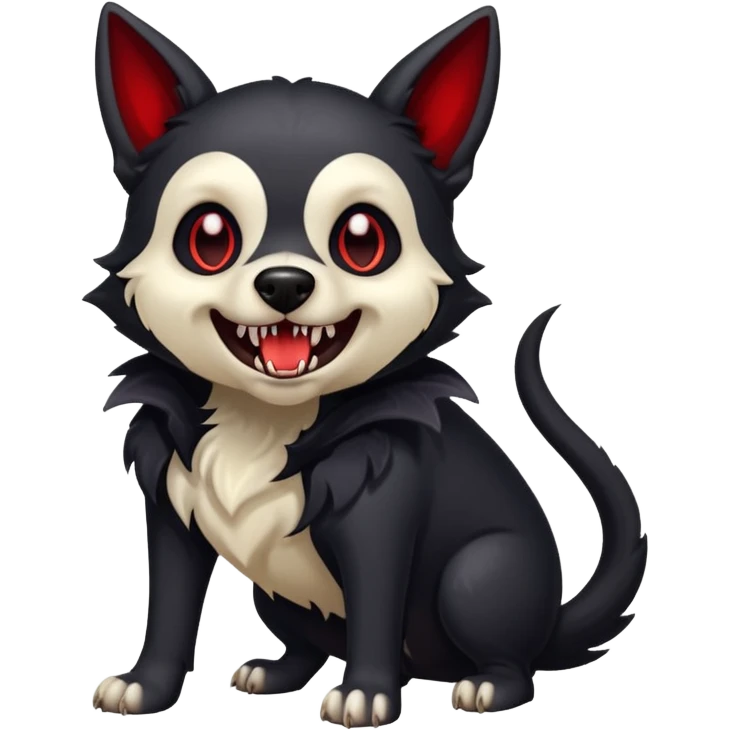 vampire dog emoji