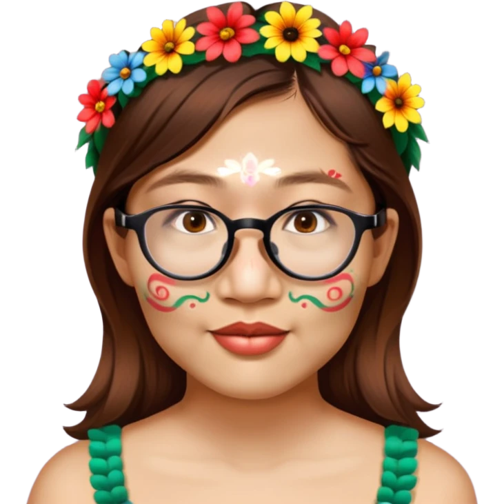 Flower-Crowned Dancer emoji