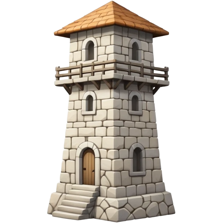 white watchtower emoji
