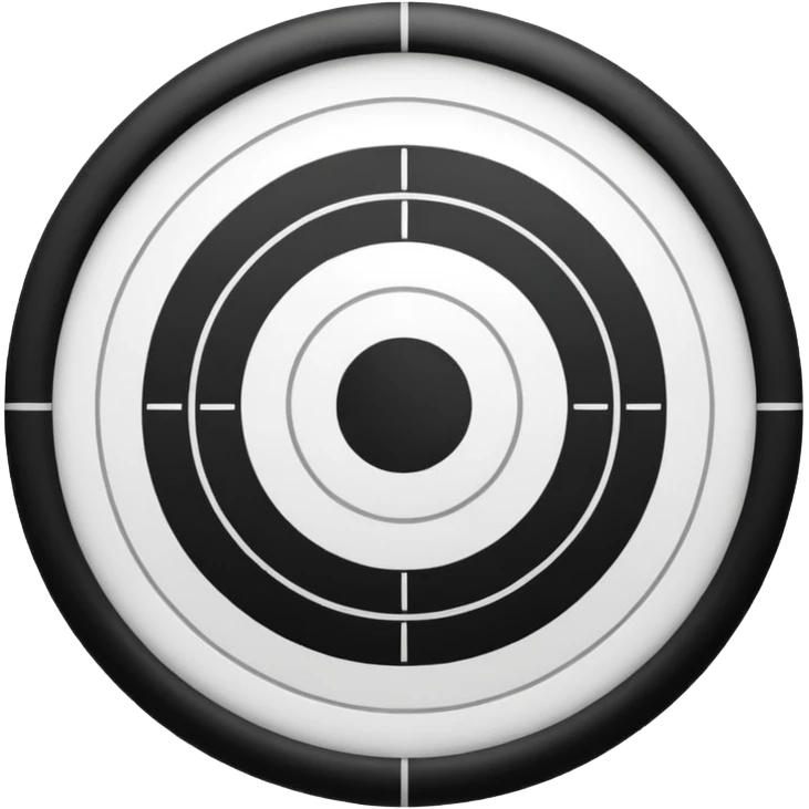 A target emoji