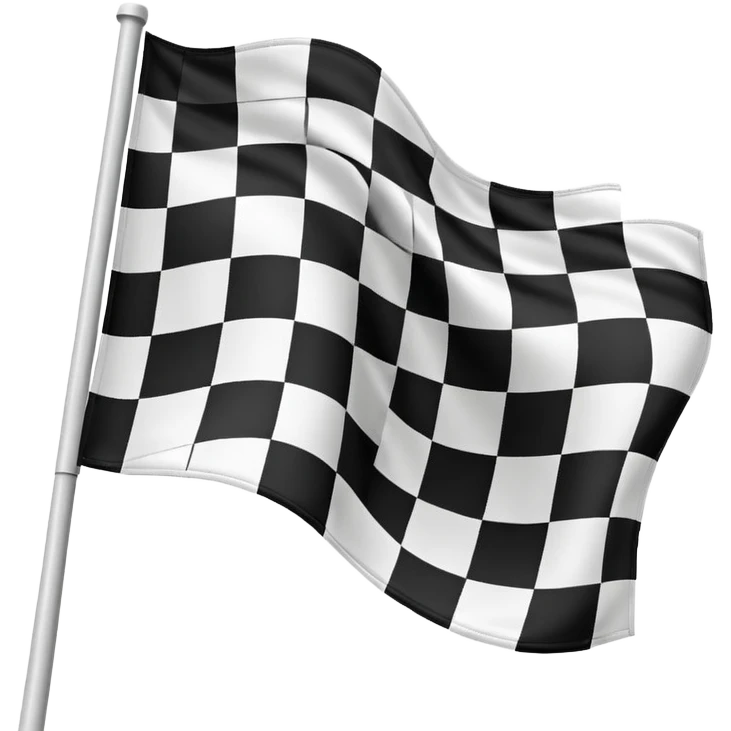 checkered flag emoji