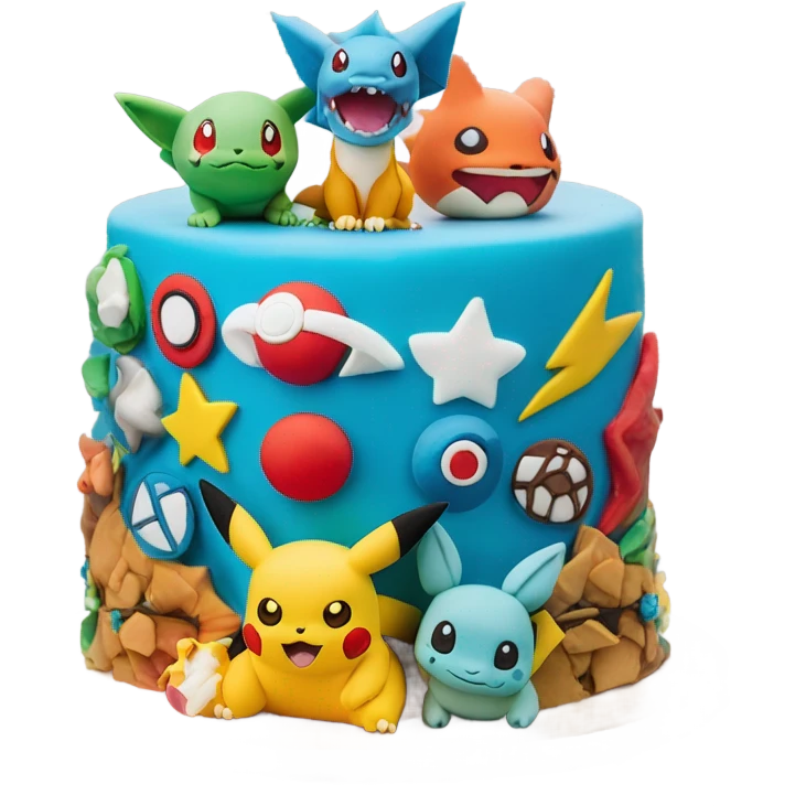 Pokemon cake emoji