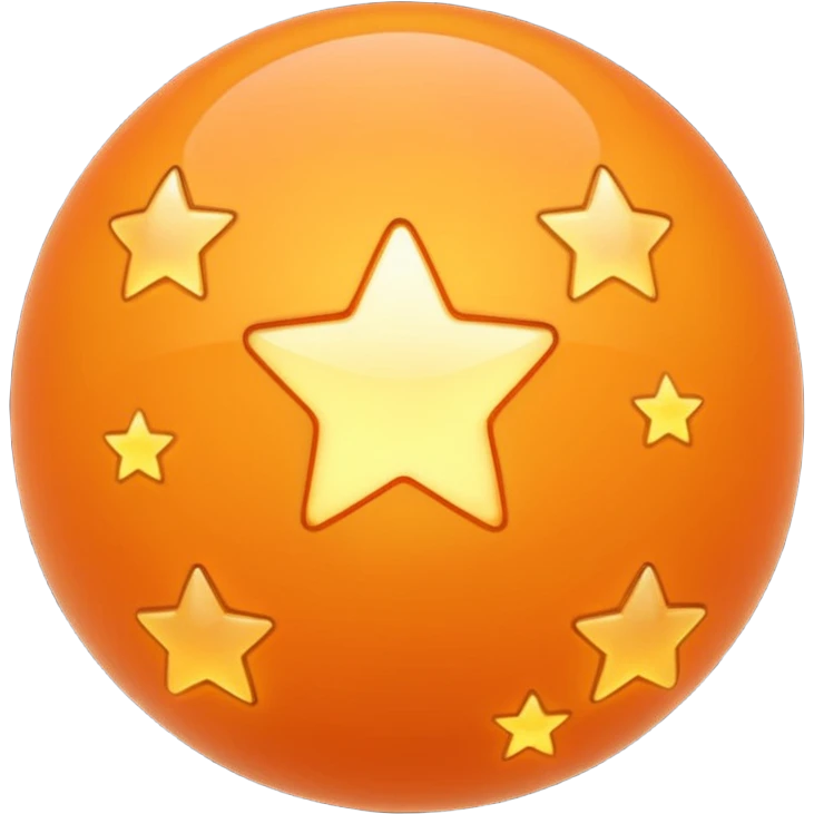 Orange stars emoji