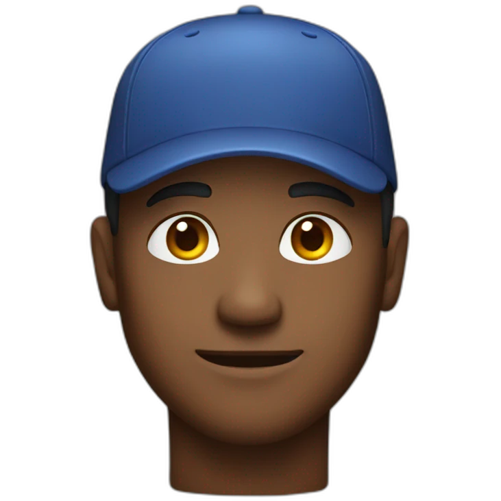 man with cap emoji