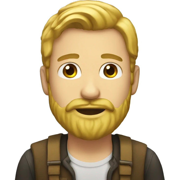 blonde beard emoji