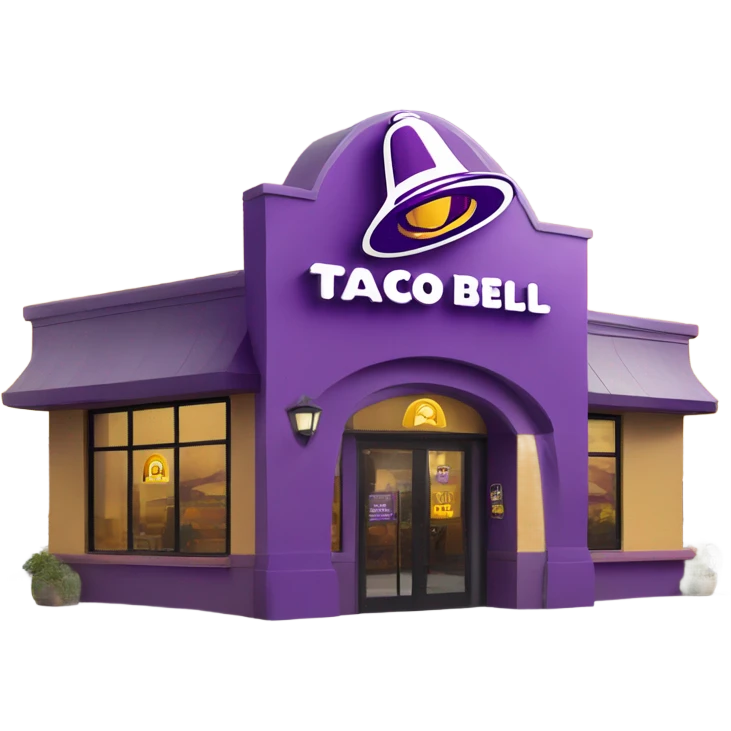 Taco Bell storefront emoji