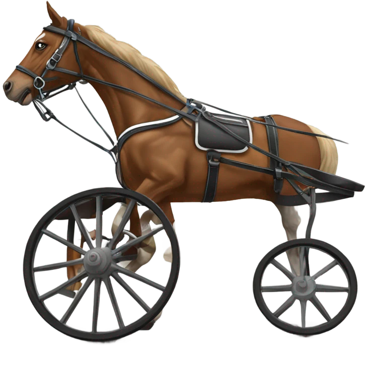 harness racing cart emoji