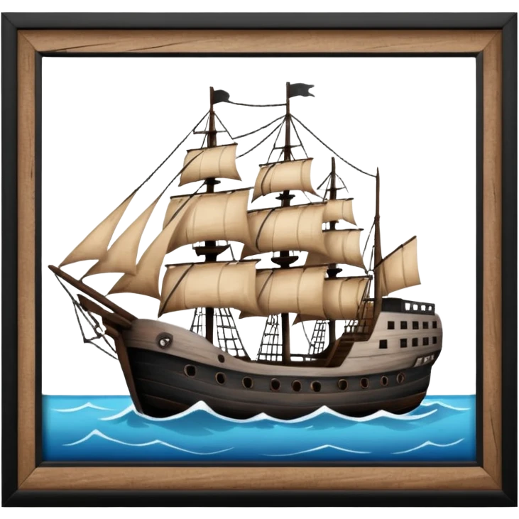 LOOKING BACK SHIP emoji