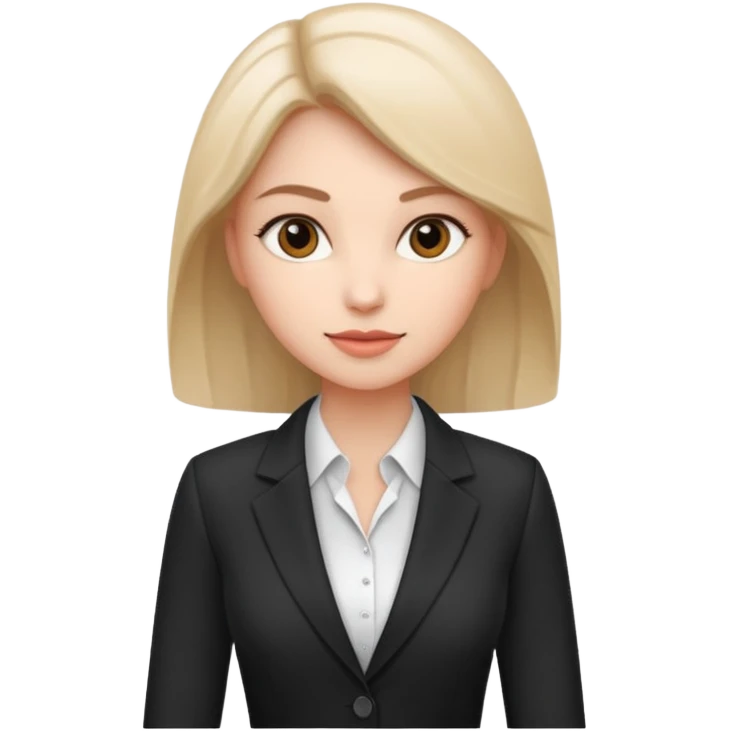 LAdy Boss, different pose emoji