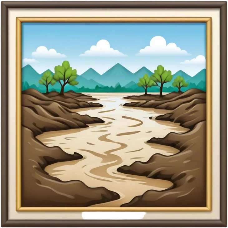 Mud flood  emoji