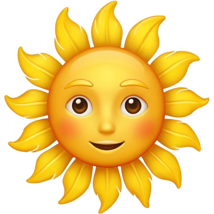 The Sun (star) emoji